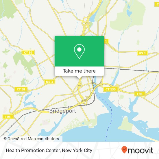 Mapa de Health Promotion Center