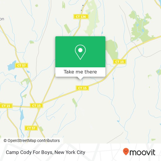 Camp Cody For Boys map