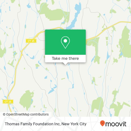 Thomas Family Foundation Inc map
