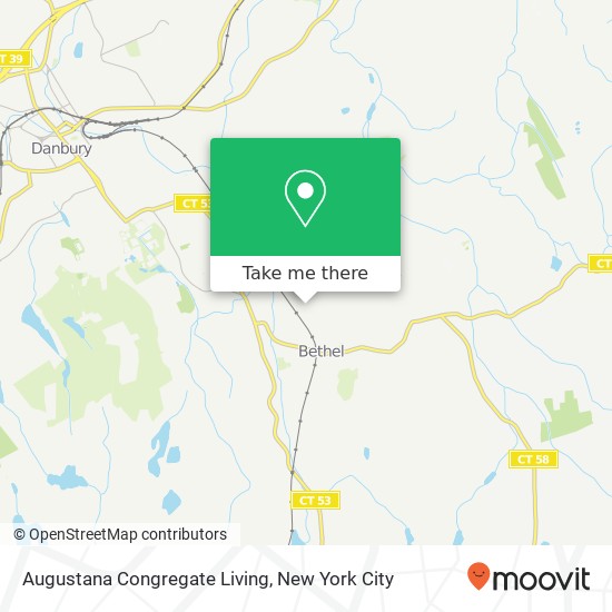 Augustana Congregate Living map