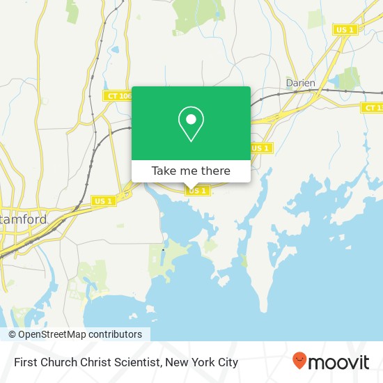 First Church Christ Scientist map