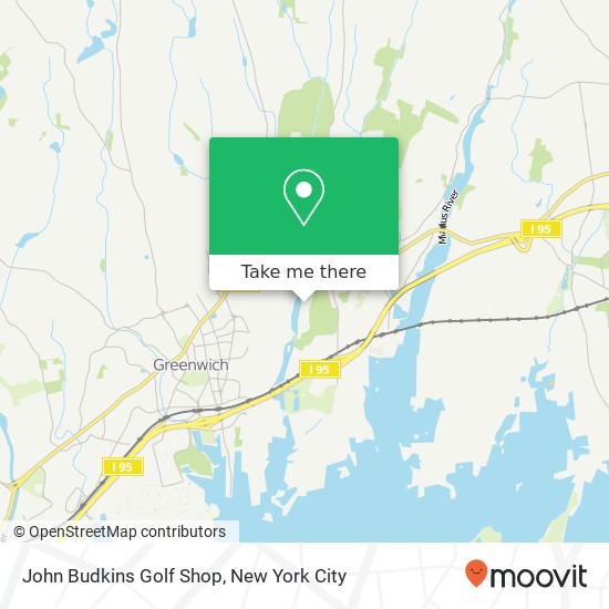 John Budkins Golf Shop map