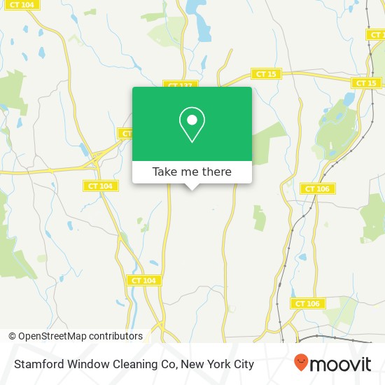 Stamford Window Cleaning Co map