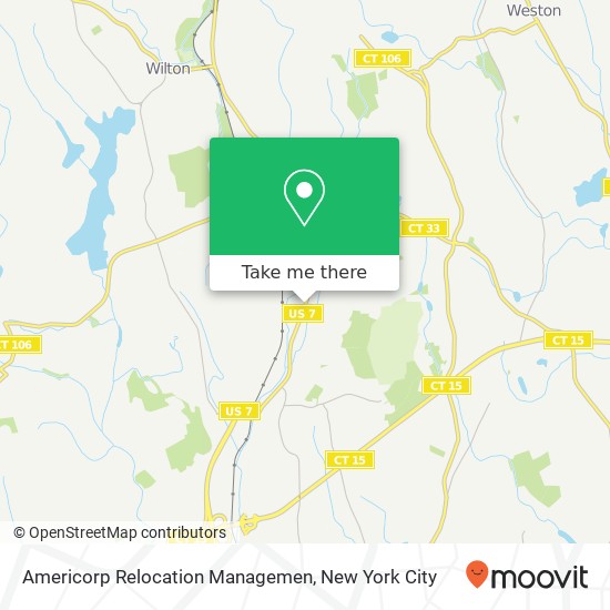Mapa de Americorp Relocation Managemen