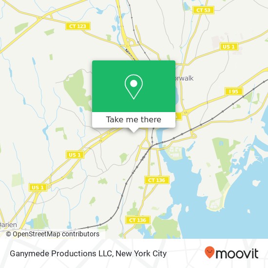 Mapa de Ganymede Productions LLC