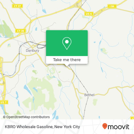 KBRO Wholesale Gasoline map