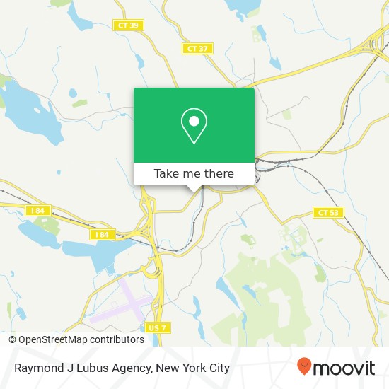 Raymond J Lubus Agency map