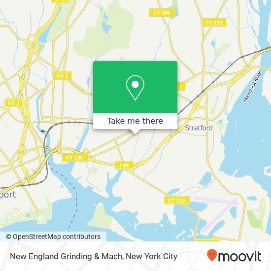 Mapa de New England Grinding & Mach