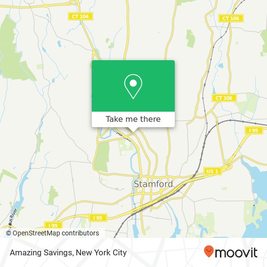 Amazing Savings map