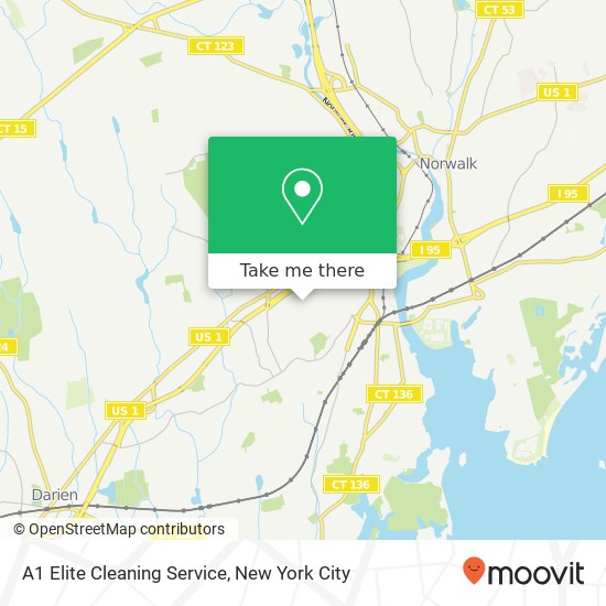 A1 Elite Cleaning Service map