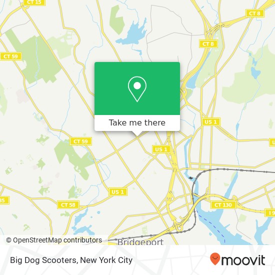 Mapa de Big Dog Scooters