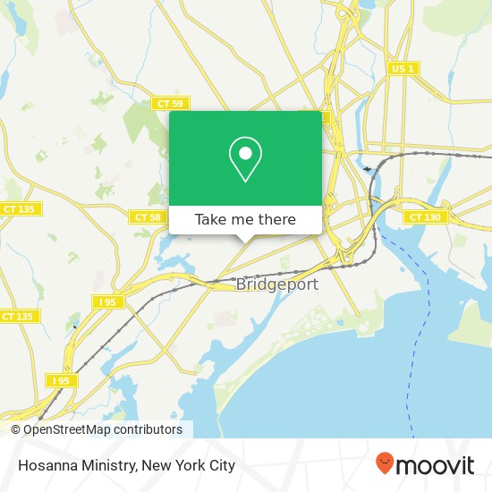 Hosanna Ministry map