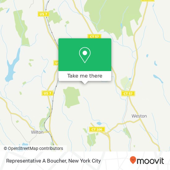 Mapa de Representative A Boucher