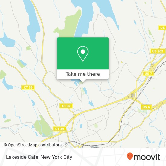 Lakeside Cafe map