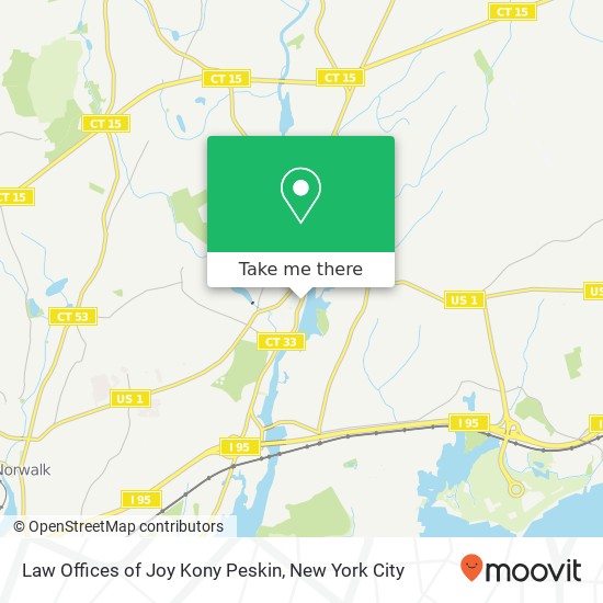 Mapa de Law Offices of Joy Kony Peskin