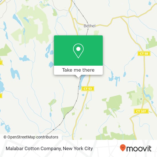 Mapa de Malabar Cotton Company