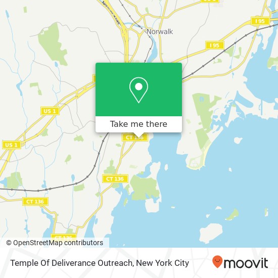 Temple Of Deliverance Outreach map