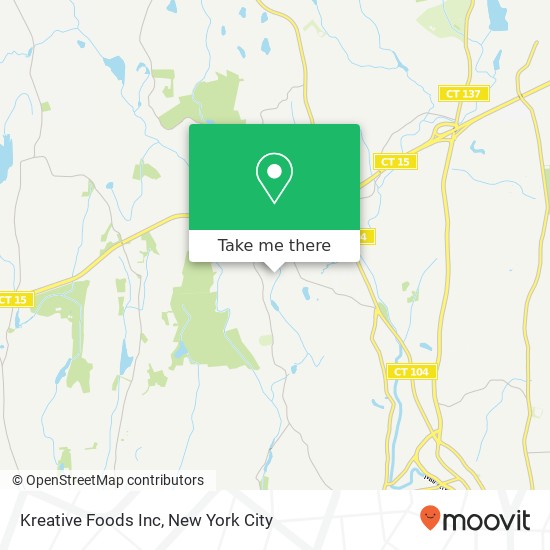 Mapa de Kreative Foods Inc