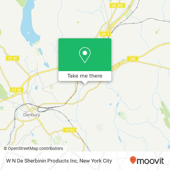 Mapa de W N De Sherbinin Products Inc