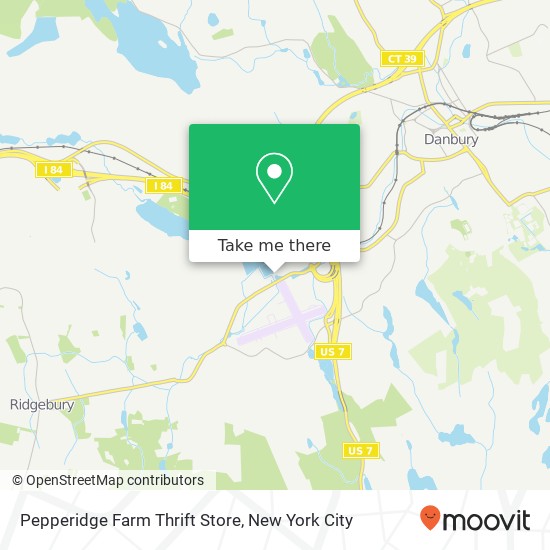 Mapa de Pepperidge Farm Thrift Store