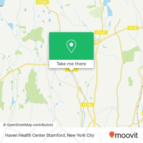 Haven Health Center Stamford map