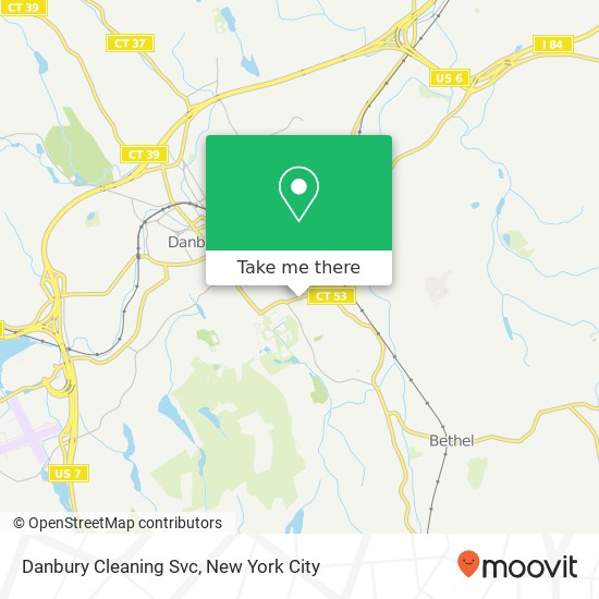 Mapa de Danbury Cleaning Svc