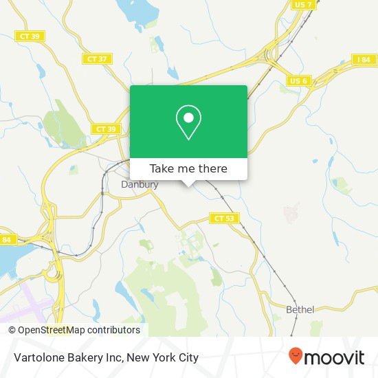 Vartolone Bakery Inc map