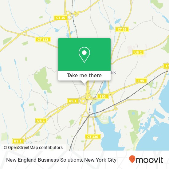 Mapa de New England Business Solutions