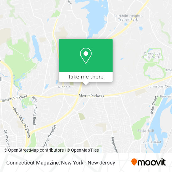 Connecticut Magazine map