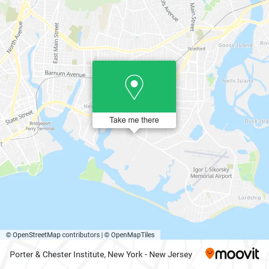 Mapa de Porter & Chester Institute