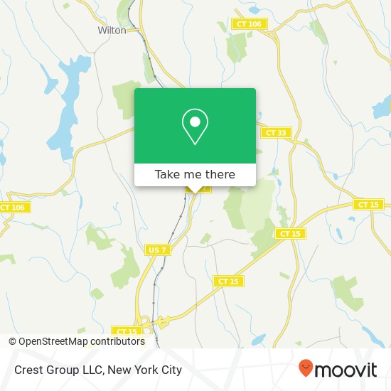 Mapa de Crest Group LLC