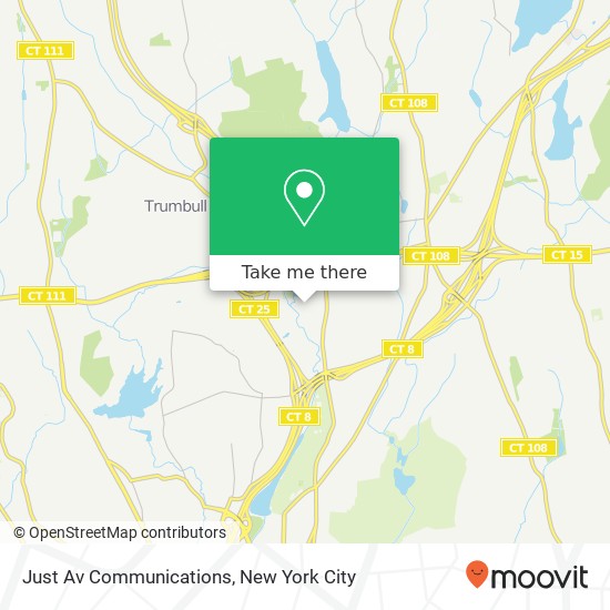 Mapa de Just Av Communications