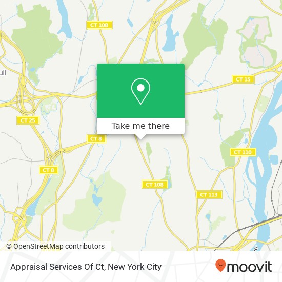 Appraisal Services Of Ct map