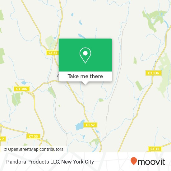 Pandora Products LLC map