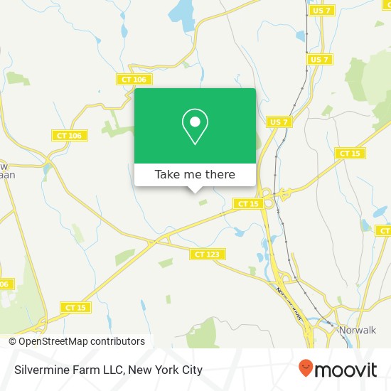 Mapa de Silvermine Farm LLC