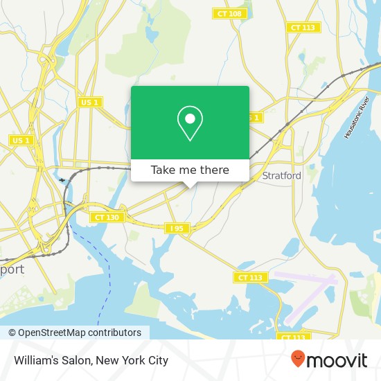 Mapa de William's Salon