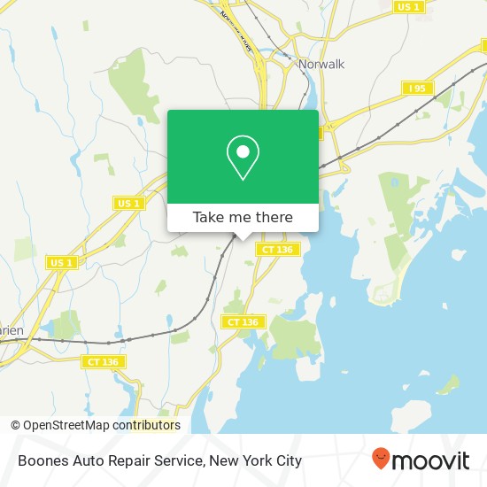 Boones Auto Repair Service map