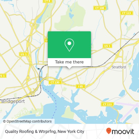 Mapa de Quality Roofing & Wtrprfng