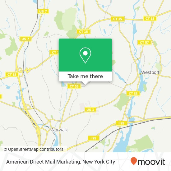 American Direct Mail Marketing map