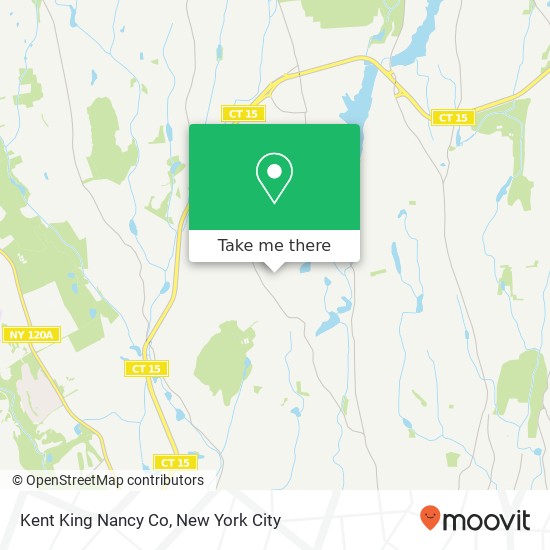 Kent King Nancy Co map