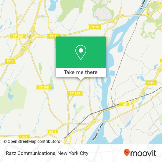 Razz Communications map