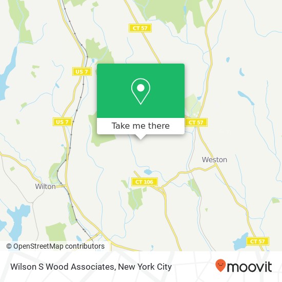 Wilson S Wood Associates map