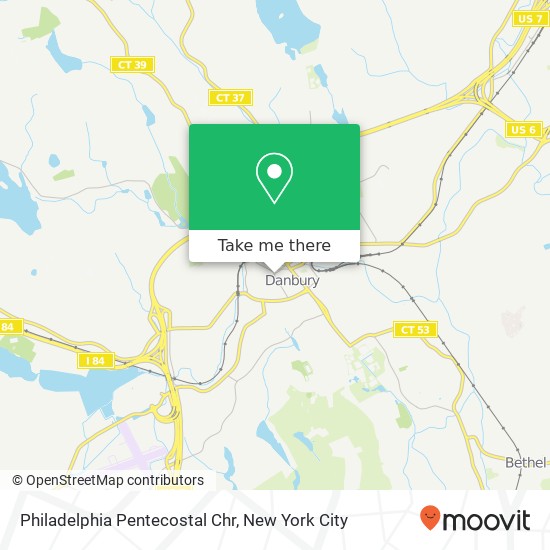 Philadelphia Pentecostal Chr map