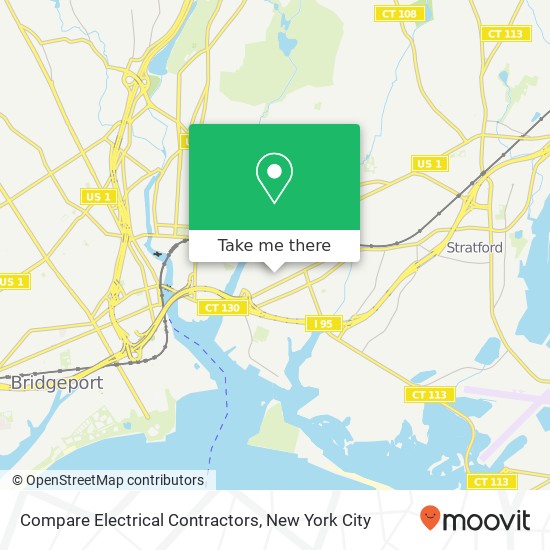 Compare Electrical Contractors map