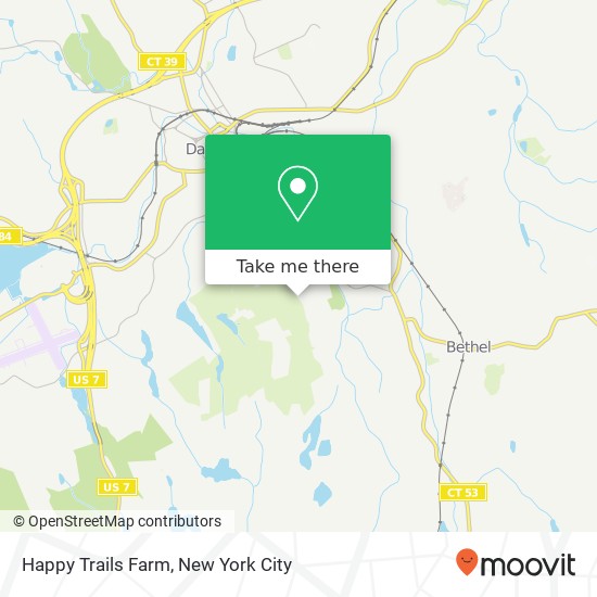 Mapa de Happy Trails Farm