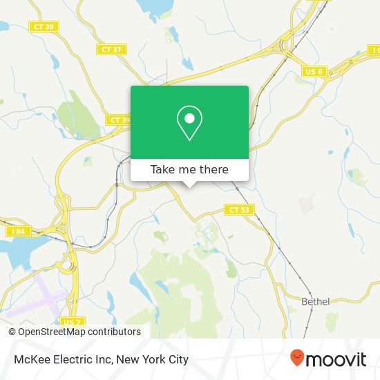 McKee Electric Inc map