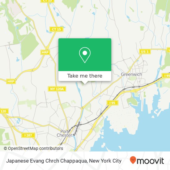 Mapa de Japanese Evang Chrch Chappaqua