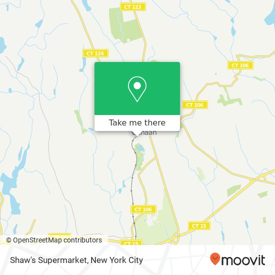 Shaw's Supermarket map