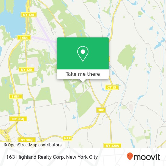 163 Highland Realty Corp map