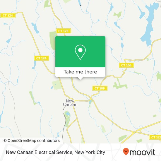 Mapa de New Canaan Electrical Service